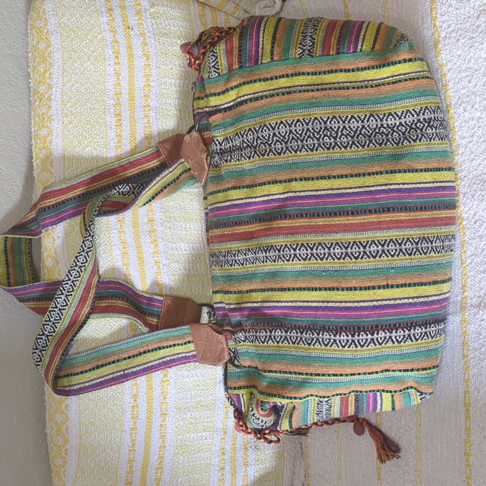 ASOS XL Batik Duffle Bag GUC